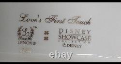 Lenox Disney Beauty and The Beast Loves First Touch Sculpture 24k gold accent
