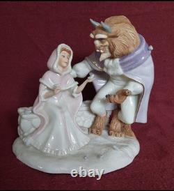 Lenox Disney Beauty and The Beast Loves First Touch Sculpture 24k gold accent