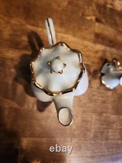 Lenox Disney Beauty and the Beast Mrs. Potts and Chip Porcelain Figurines