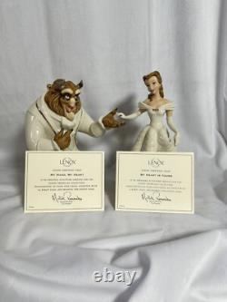 Lenox Disney Beauty and the Beast figurines