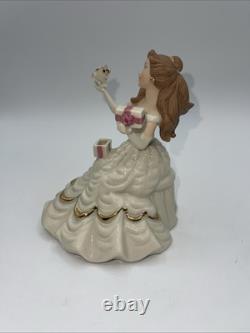 Lenox Disney Belle's Birthday Surprise Beauty and The Beast Figurine 853107 5.5
