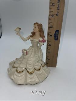 Lenox Disney Belle's Birthday Surprise Beauty and The Beast Figurine 853107 5.5