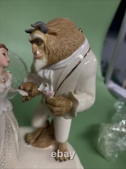 Lenox Disney Belle's Wedding Dreams Figurine Beauty And Beast. READ