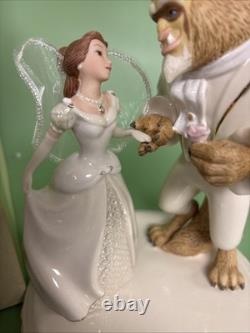 Lenox Disney Belle's Wedding Dreams Figurine Beauty And Beast. READ