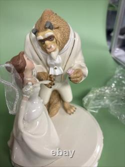 Lenox Disney Belle's Wedding Dreams Figurine Beauty And Beast. READ