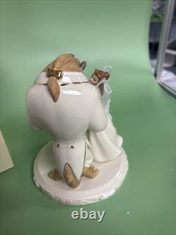 Lenox Disney Belle's Wedding Dreams Figurine Beauty And Beast. READ