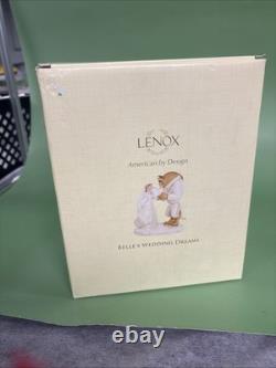 Lenox Disney Belle's Wedding Dreams Figurine Beauty And Beast. READ