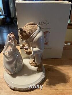 Lenox Disney Princess Belle's Wedding Cake Topper Figurine Beauty And Beast