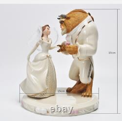 Lenox Disney Princess Belle's Wedding Cake Topper Figurine Beauty And Beast NEW