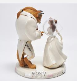 Lenox Disney Princess Belle's Wedding Cake Topper Figurine Beauty And Beast NEW