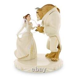 Lenox Disney Princess Belle's Wedding Cake Topper Figurine Beauty And Beast NEW
