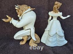 Lenox Disney Showcase Beauty And The Beast / Belle My Hand My Heart Figurine Set