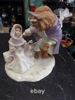 Lenox Disney Showcase Beauty And The Beast Love's First Touch Figure Figurine