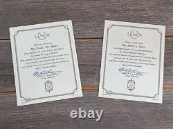 Lenox Disney Showcase Beauty & The Beast Belle & Beast 8 Figurines with COs DESC