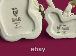 Lenox Disney Showcase Beauty and the Beast Complete Figurine Set Ivory Gold