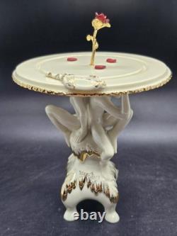 Lenox Disney Showcase Beauty and the Beast Enchanted Rose Figurine COA In Box