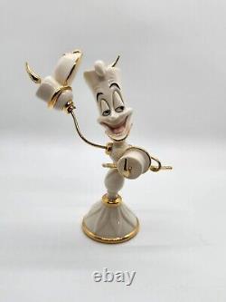 Lenox Disney Showcase Lumiere Beauty And The Beast 5.5 Figure Pre-Owned