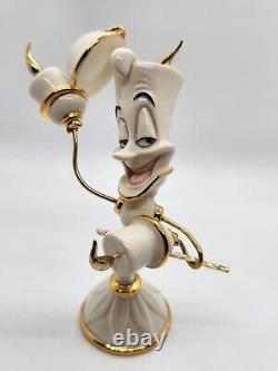 Lenox Disney Showcase Lumiere Beauty And The Beast 5.5 Figure Pre-Owned