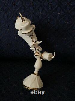 Lenox WELCOME LUMIERE STYLE Candlestick Disney Beauty and the Beast New Box 1stQ