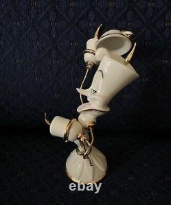 Lenox WELCOME LUMIERE STYLE Candlestick Disney Beauty and the Beast New Box 1stQ