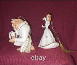 Lenox Walt Disney Beauty And The Beast Ornaments
