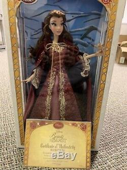 Limited Edition Disney Beauty And The Beast Doll Set Belle, Beast, And Gaston