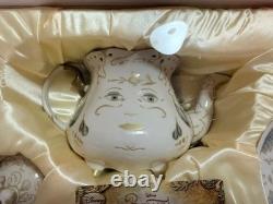Live Action Disney Beauty & the Beast Fine China Tea Set Limited # 1328/2000