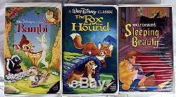 Lot of 10 Disney VHS Movies Black Diamond Beauty and the Beast Little Mermaid