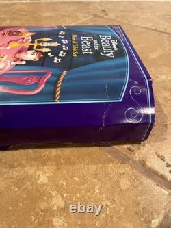 Lot of 2 Vintage Beauty and the Beast Disney Dolls and Musical Table Set NRFB