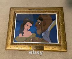 Lot of 4 Disney's BEAUTY & THE BEAST Lithographs In Tale As Old As Time Frames