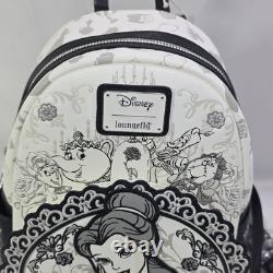 Loungefly Beauty and the Beast Belle Sketch Mini Backpack NEW NWT