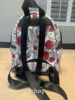Loungefly Beauty and the Beast Belle Sketched Roses Mini Backpack Disney