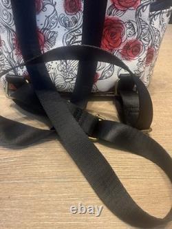 Loungefly Beauty and the Beast Belle Sketched Roses Mini Backpack Disney