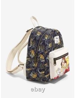 Loungefly Disney Beauty And The Beast Belle Books Mini Backpack New