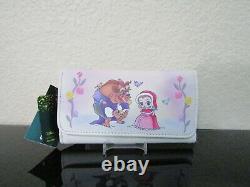 Loungefly Disney Beauty And The Beast Chibi Character Mini Backpack and Wallet
