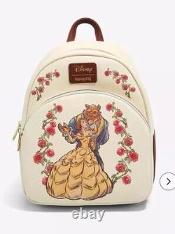 Loungefly Disney Beauty And The Beast Couple DanceRose Mini Backpack