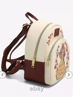 Loungefly Disney Beauty And The Beast Couple DanceRose Mini Backpack