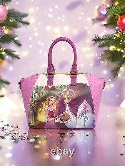 Loungefly Disney Beauty And The Beast Holiday Satchel Bag, Wallet, Charm&Funko