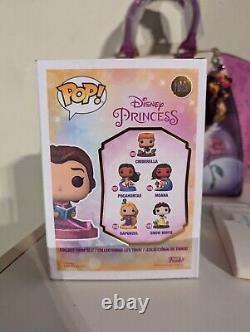 Loungefly Disney Beauty And The Beast Holiday Satchel Bag, Wallet, Charm&Funko