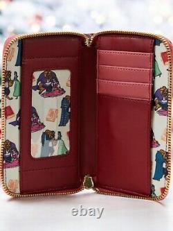 Loungefly Disney Beauty And The Beast Holiday Satchel Bag, Wallet, Charm&Funko