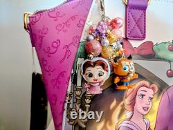 Loungefly Disney Beauty And The Beast Holiday Satchel Bag, Wallet, Charm&Funko