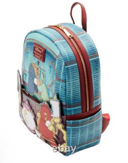 Loungefly Disney Beauty And The Beast Library Scene Mini Backpack- NWT