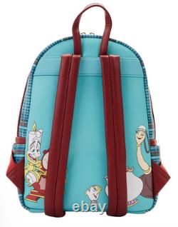 Loungefly Disney Beauty And The Beast Library Scene Mini Backpack- NWT