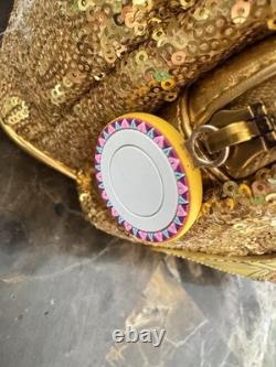 Loungefly Disney Beauty And The Beast Lumiere Sequin Mini Backpack Exclusive New