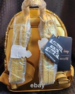 Loungefly Disney Beauty And The Beast Lumiere Sequin Mini Backpack Exclusive New