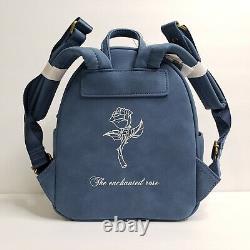 Loungefly Disney Beauty And The Beast Stained Glass Mini Backpack New