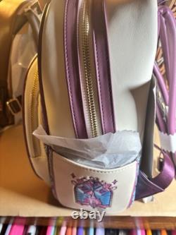 Loungefly Disney Beauty And the Beast Belle Stained Glass Portrait Mini Backpack