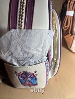 Loungefly Disney Beauty And the Beast Belle Stained Glass Portrait Mini Backpack