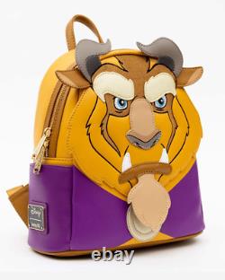 Loungefly Disney Beauty & Beast Winter Beast Cosplay Mini Backpack Tags New