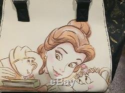 Loungefly Disney Beauty & The Beast Belle & Chip Satchel Bag Purse & Wallet